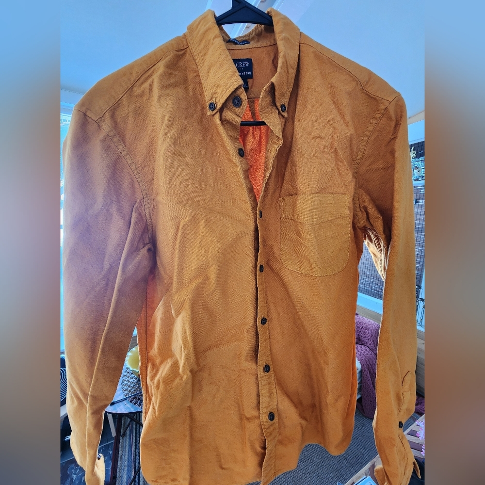 J. CREW MENS BUTTON DOWN SHIRT M
